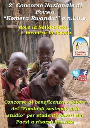 Scelte le sei poesie vincitrici del 2° Concorso Nazionale di Poesia &quot;Komera Rwanda!&quot;